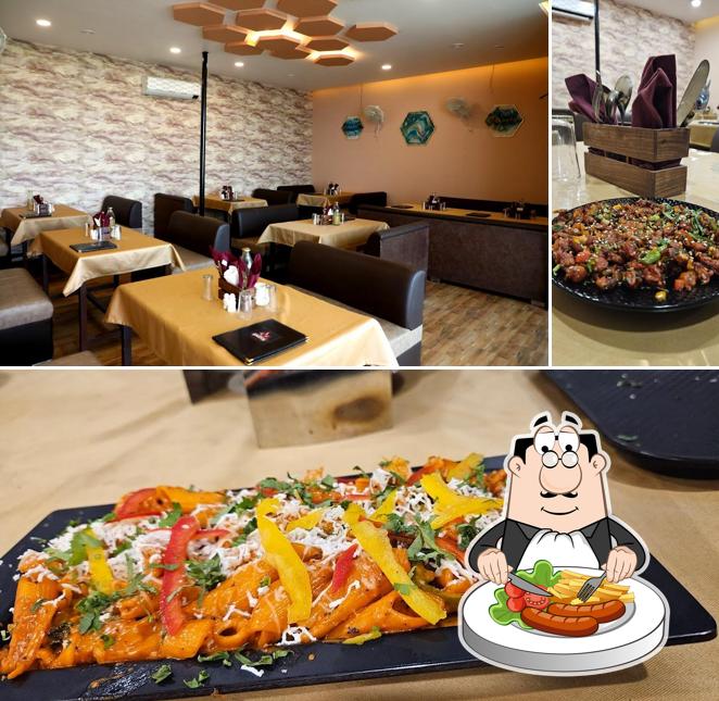 This is the photo depicting food and interior at The Porch Cafe & Restaurant