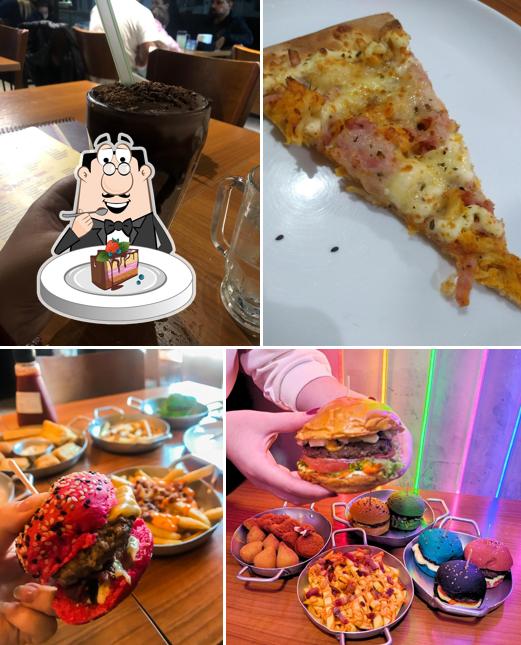 Bolo de chocolate em Naguno Burger & Pizza Santo André