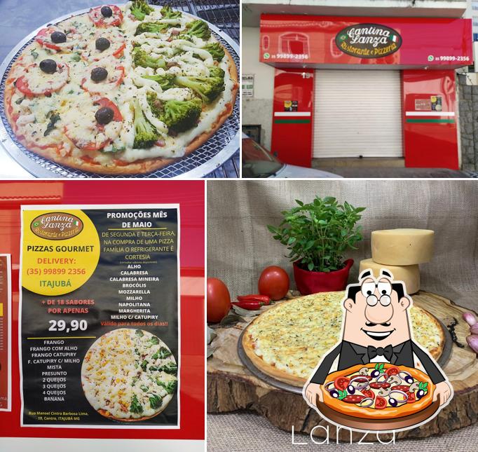 Peça diferentes estilos de pizza