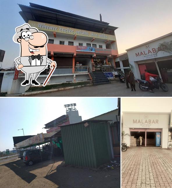 The exterior of Malabar Restaurant