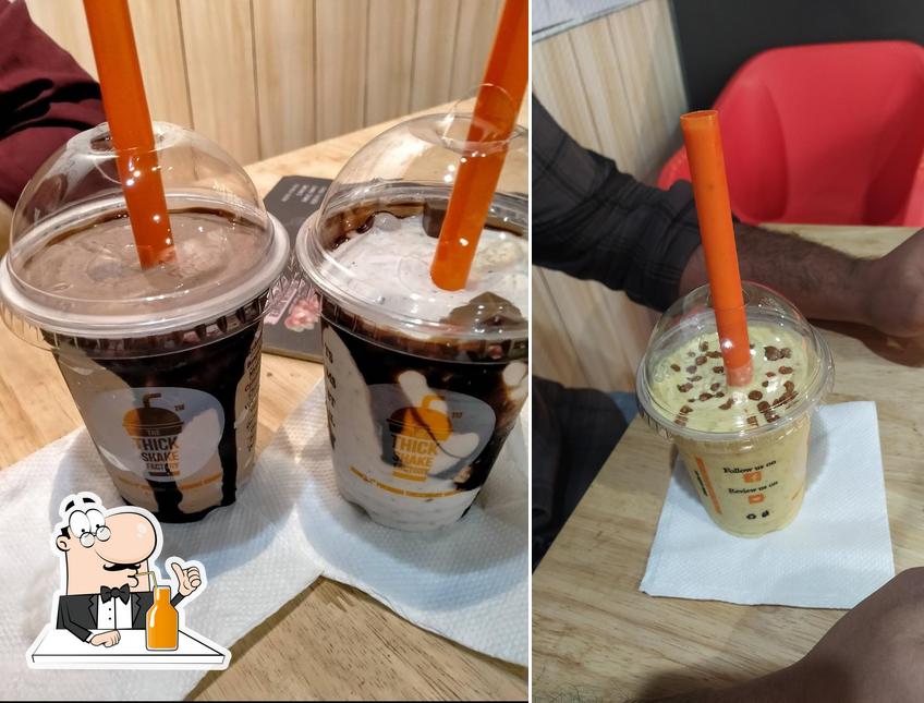 Enjoy a drink at The Thickshake Factory