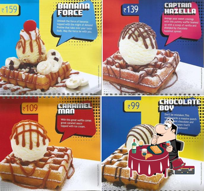 Waffles at Baskin Robbins