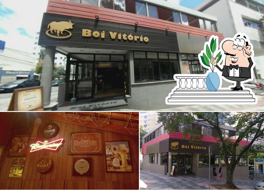 Desfrute da vista do exterior Boi Vitório