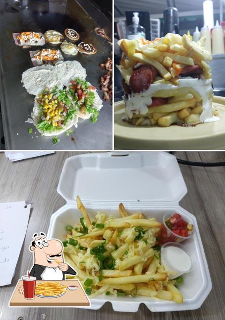 Prove batatas fritas no Dog do Mib