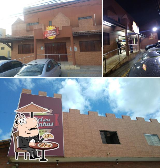 O exterior do O Rei das Coxinhas