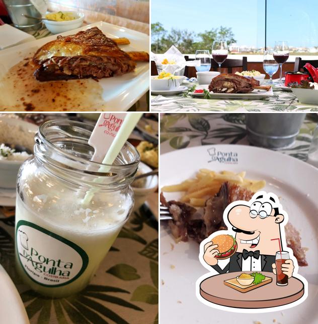 Peça um hambúrguer no Ponta d'Agulha Costelaria Rio Tavares