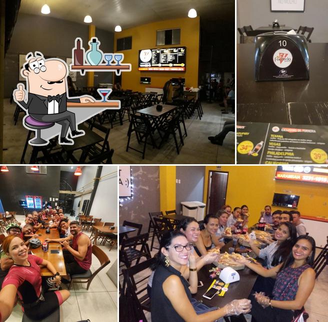 O interior do Sr. Forneria Pizzas Marambaia