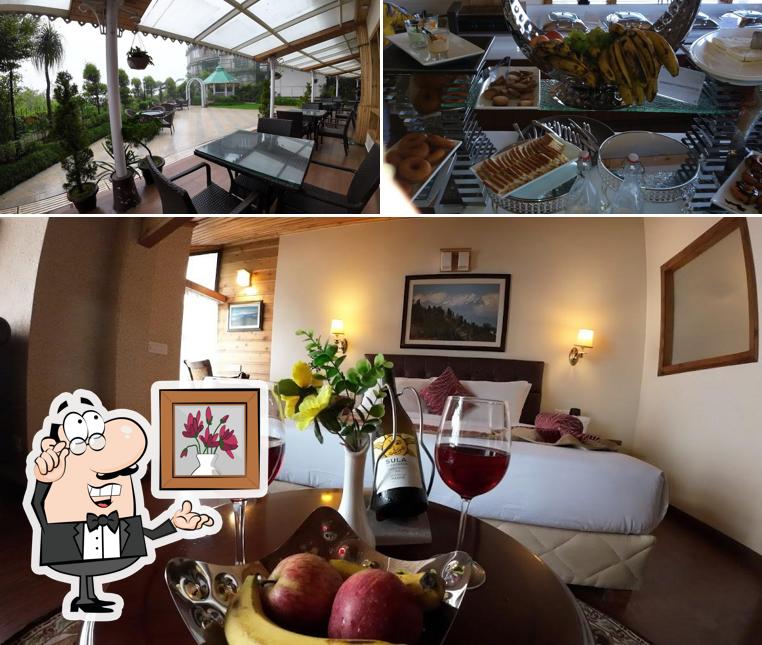 Among different things one can find interior and food at Crescent Resort