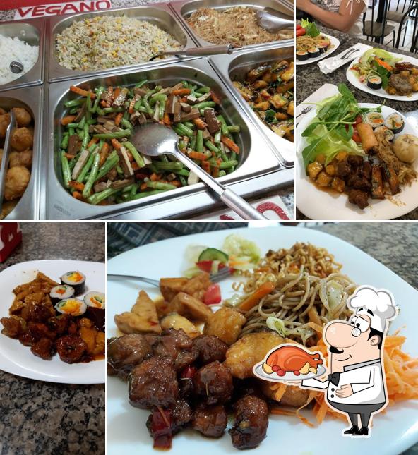 Pato-à-pequim em Cheiro Verde Restaurante Vegetariano