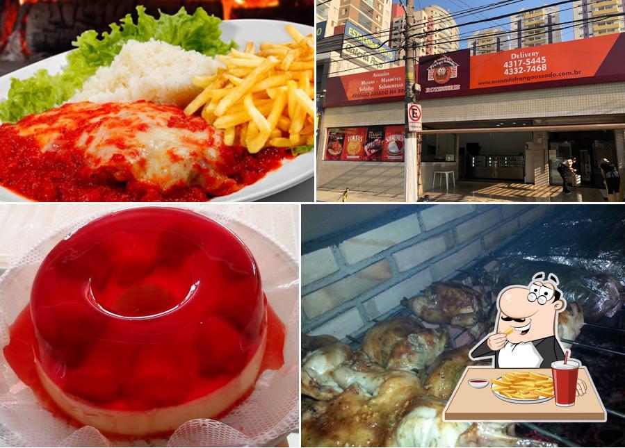 Peça cbatatas fritas francesas no A Casa do Frango Assado - Rotisseria - São Bernardo do Campo/SP