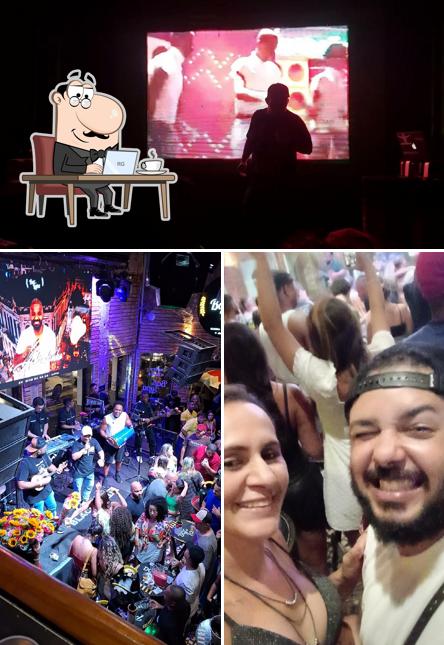 O interior do Bar da lapa