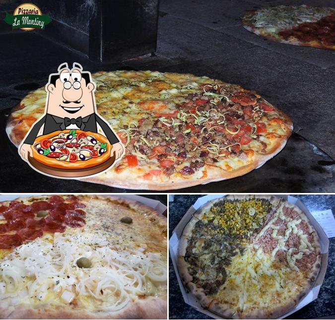Escolha diferentes tipos de pizza