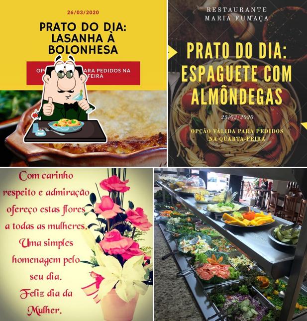 Platos en Restaurante Maria Fumaça