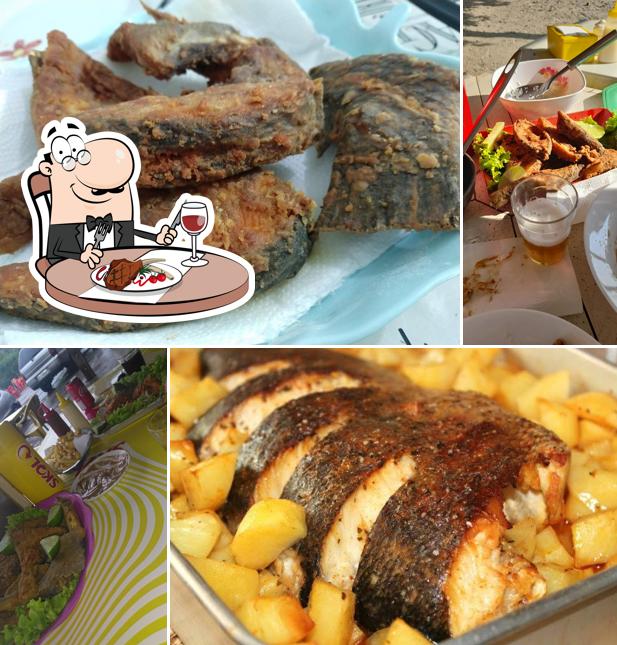 Bar do peixe do luciano oferece refeições de carne