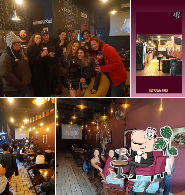 O interior do Mooca Rock Bar