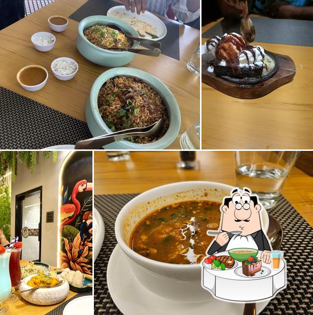 Hot and sour soup at Spice 7 Restaurant