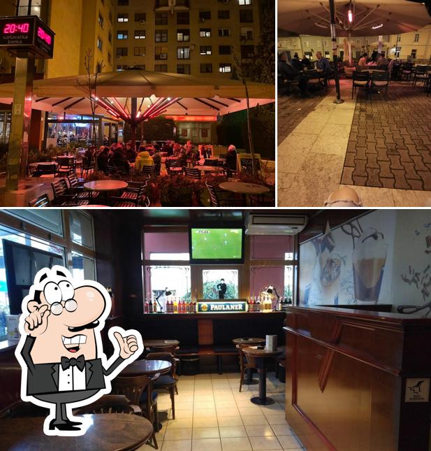 Dai un'occhiata agli interni di Hollywood cafe