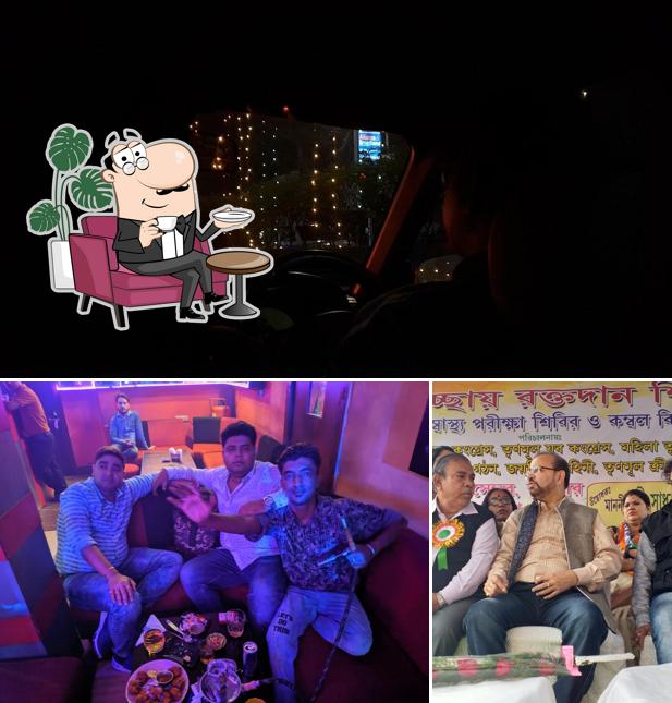 The interior of A Step Up