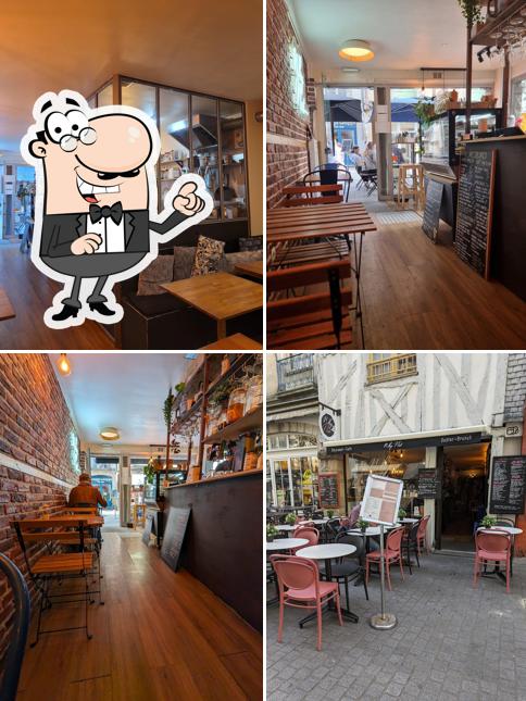 L'intérieur de Why Not Coffee