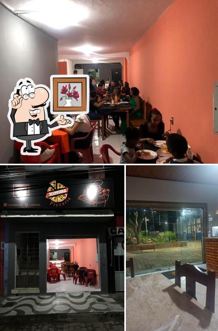 O interior do MAGGIORE PIZZARIA