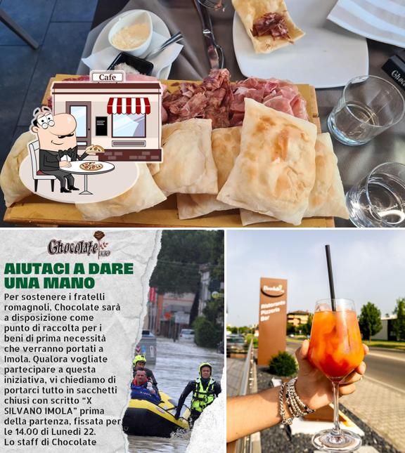 Dai un’occhiata alla immagine che mostra la esterno e cibo di Chocolate Bar 330