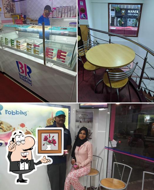 Check out how Baskin Robbins looks inside