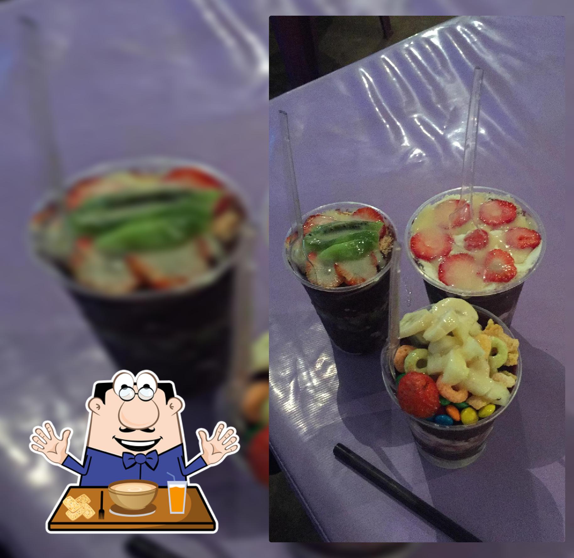 Espetinho Félix + açaí