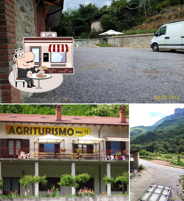 Goditi la vista dall'area esterna di Azienda Agrituristica Il Portico di Pelazza Antonella