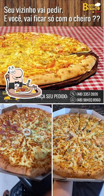 Experimente pizza no BemBolado Pizzaria e Restaurante