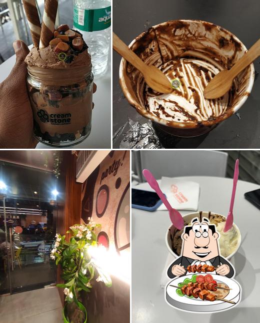 Chocolate mousse at Cream stone ice cream concepts