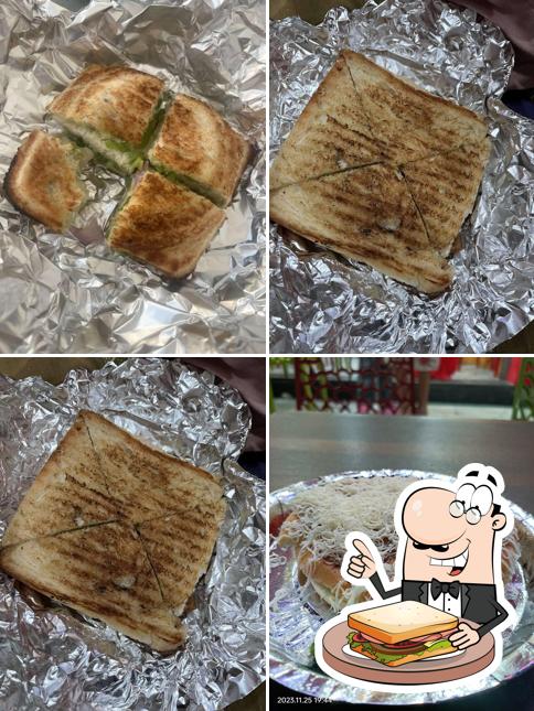 Grilled cheese sandwich at Modi Sandwich & Pizza