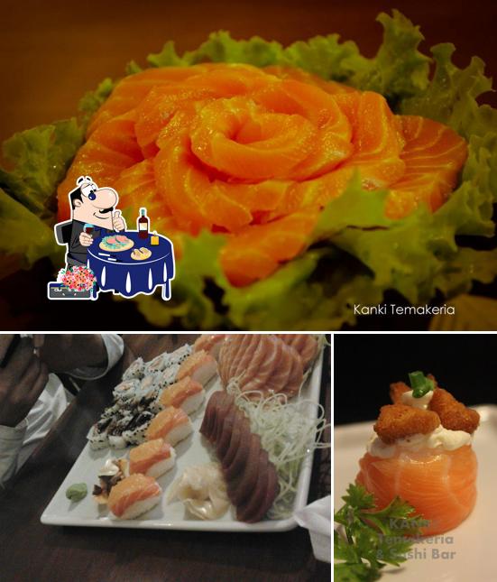 Sashimi em Kanki Temakeria