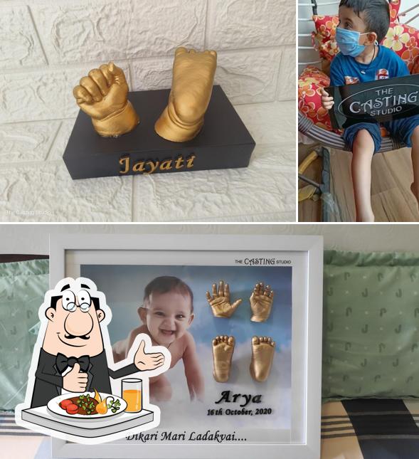 Food at THE CASTING STUDIO 2D & 3D BABY CASTING HANDS & FEET IMPRESSIONS WITH LUXURIOUS FRAME RAJKOT