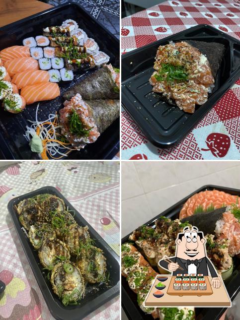No Kami Japan Food Delivery, você pode pedir sushi