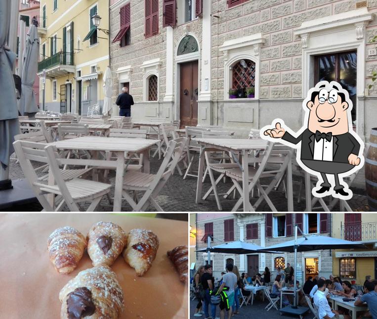 La immagine di interni e cibo da Bar Focacceria Pancaffè