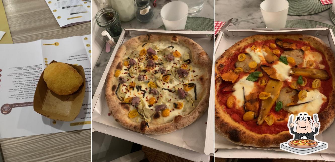 A Pizzeria Kapricciosa, puoi ordinare una bella pizza