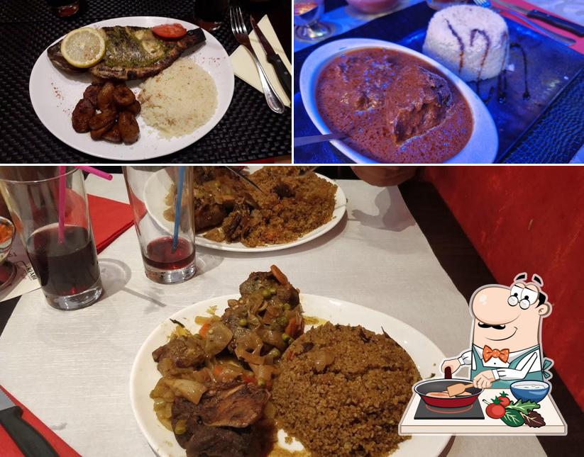 Pollo al curry al Le palmarin