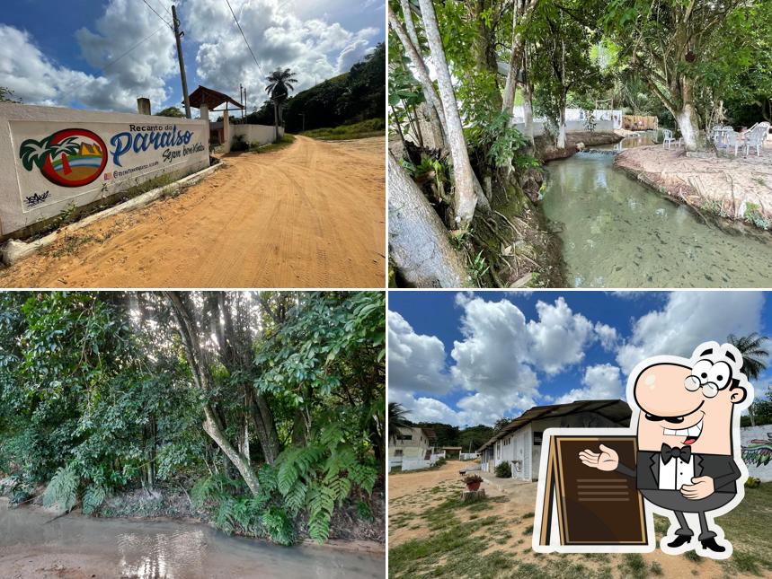 O exterior do Restaurante Recanto do Paraíso - Aldeia PE