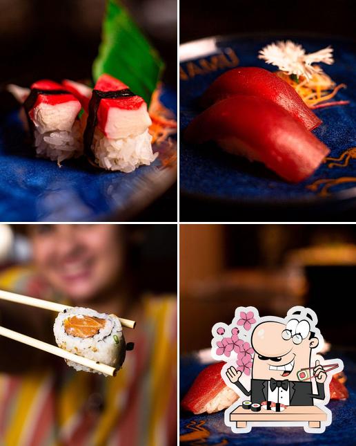 Rolos de sushi são disponibilizados no Namu