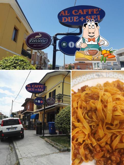 Spaghetti alla bolognese al Bar Al Caffè Due Più Sei