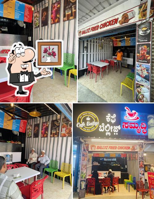 The interior of Cafe Ballyz