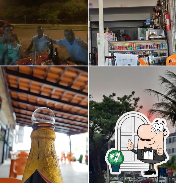 Confira a imagem mostrando exterior e interior no Bar e Snooker Sivaldo