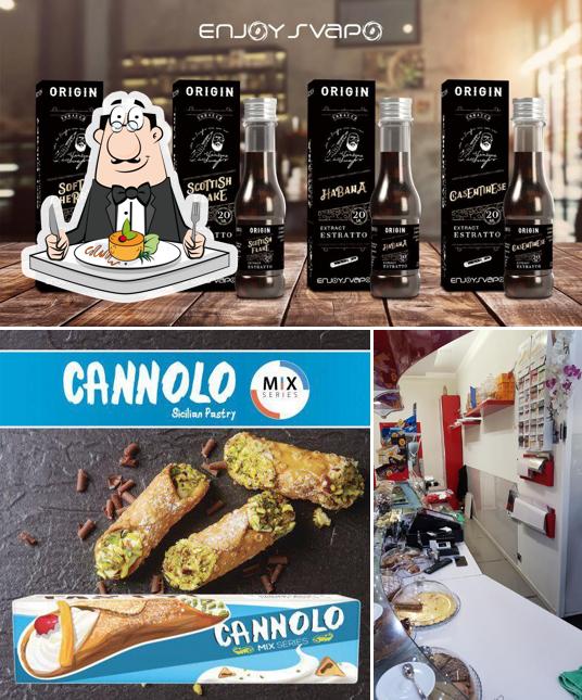 Tra le diverse cose da La scorzetta bernalda si possono trovare la cibo e birra