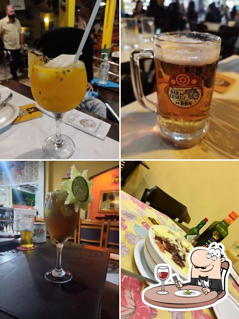 Mousse de chocolate em Bar do Cuscuz do Don