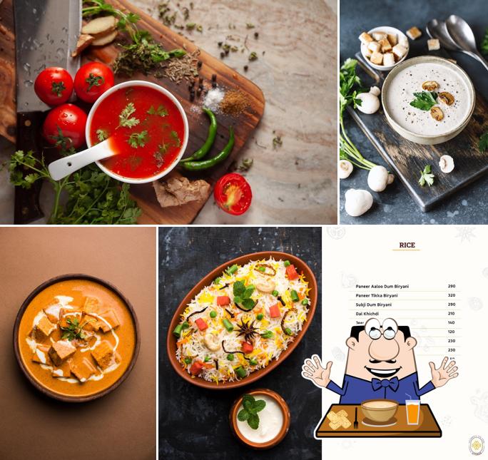 Clam chowder at UTSAVA Pure Veg Family Restaurant Fine Dine