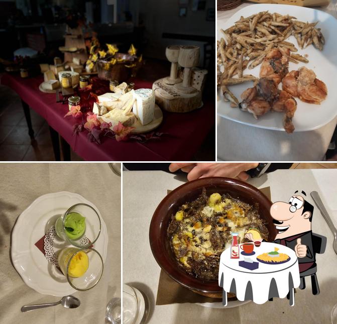 Piatto di formaggi al Osteria Barabitt