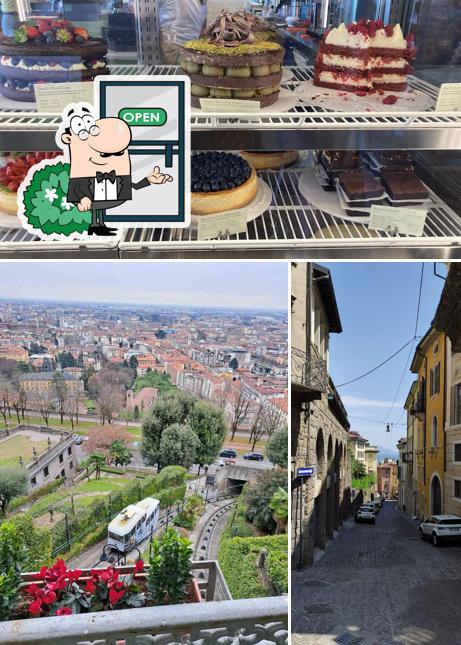 Dai un’occhiata alla immagine che presenta la esterno e cibo di California Bakery