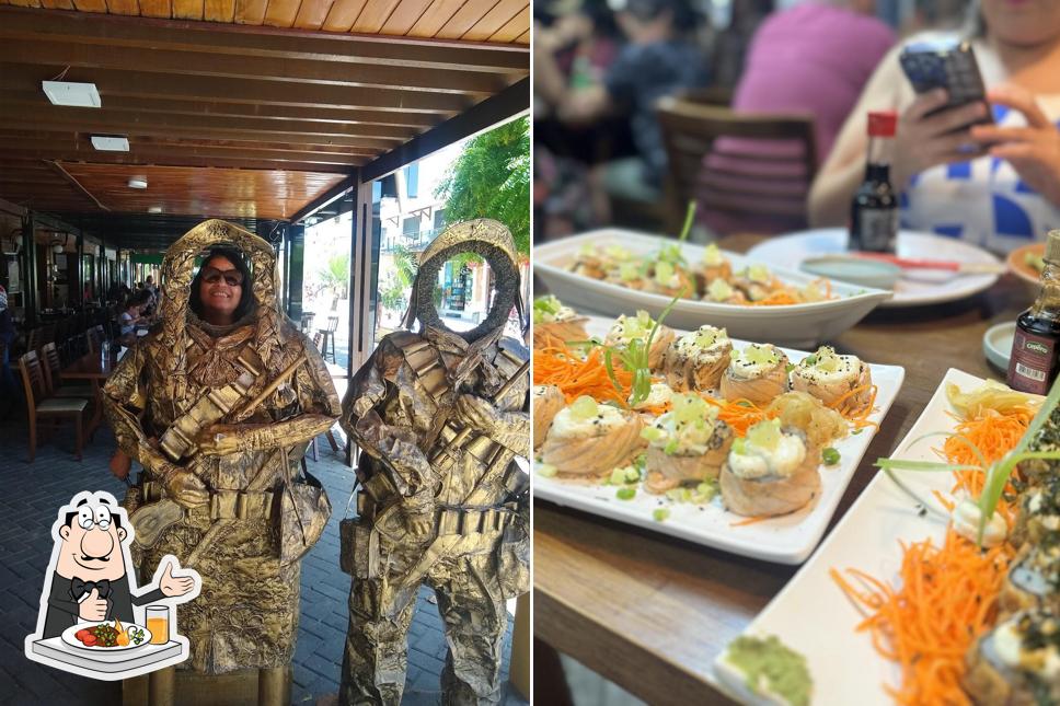 Comida em Me Gusta e Win sushi bar