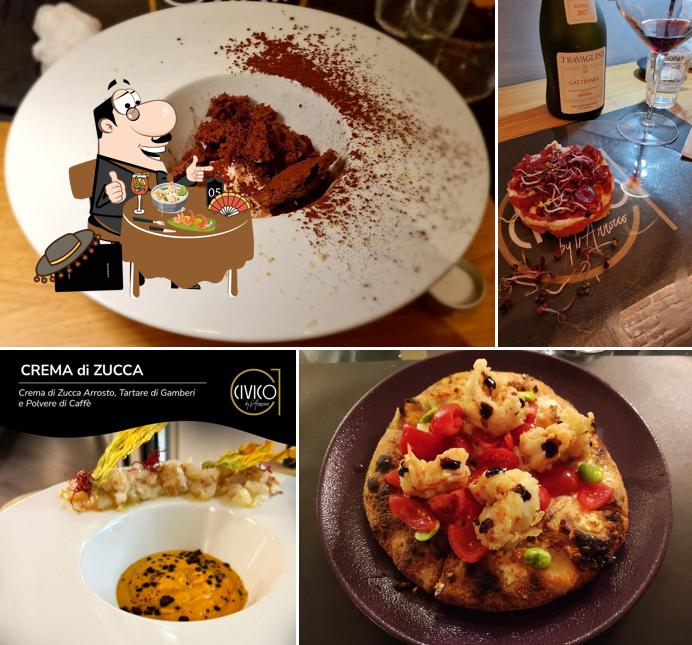 Mousse al cioccolato al Civico 1