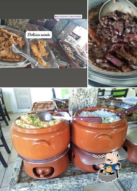 Comida em Restaurante Dom Supremo